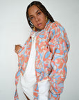 Veste soho rose bleue