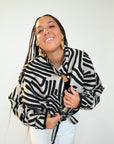 Veste soho beige noire