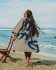 Kimono savanna gris bleu