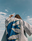 Kimono savanna bleu