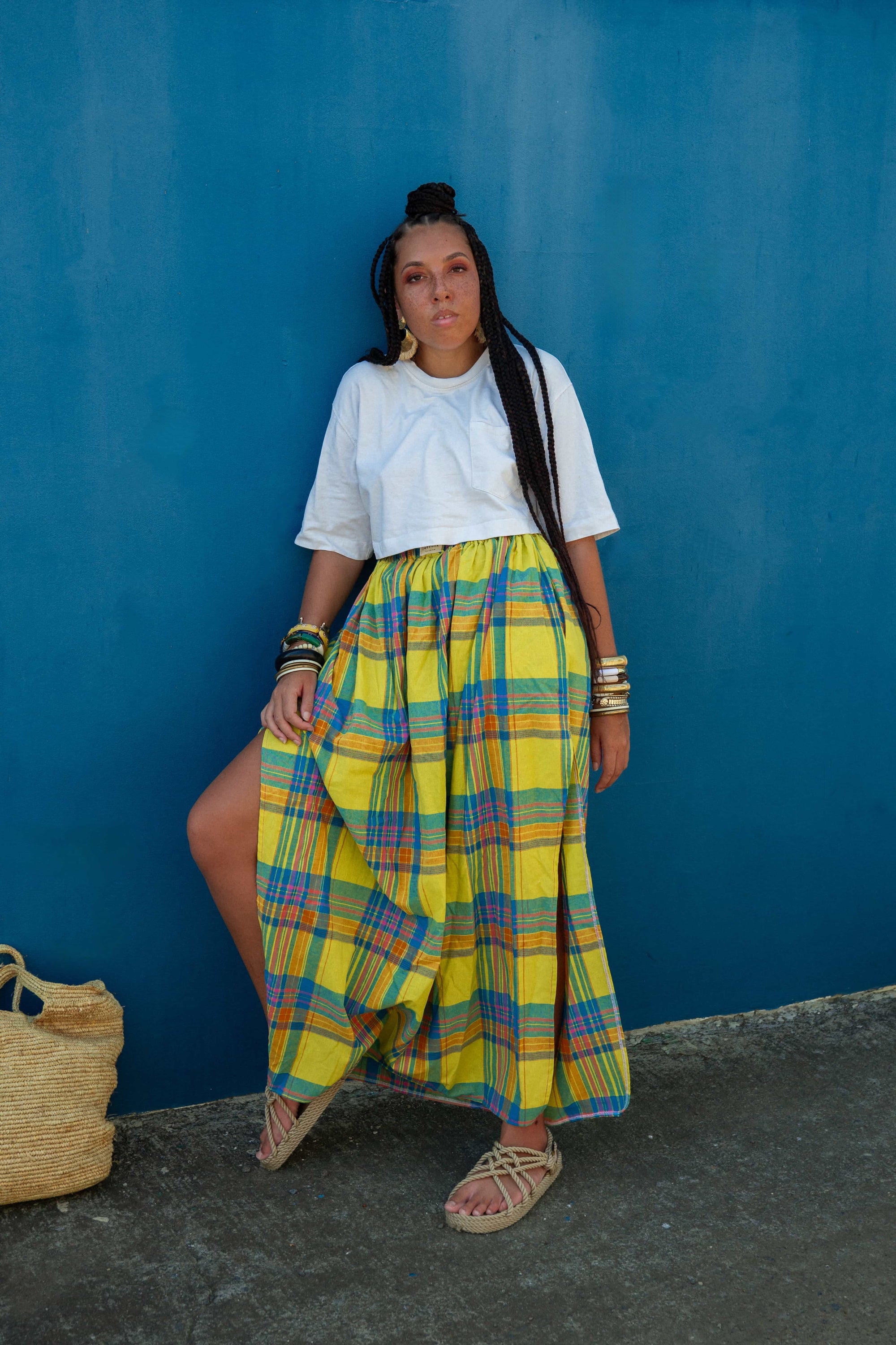 Jupe parikia jaune