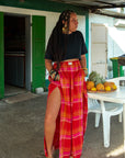 Jupe parikia rouge