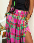 Jupe parikia rose vert