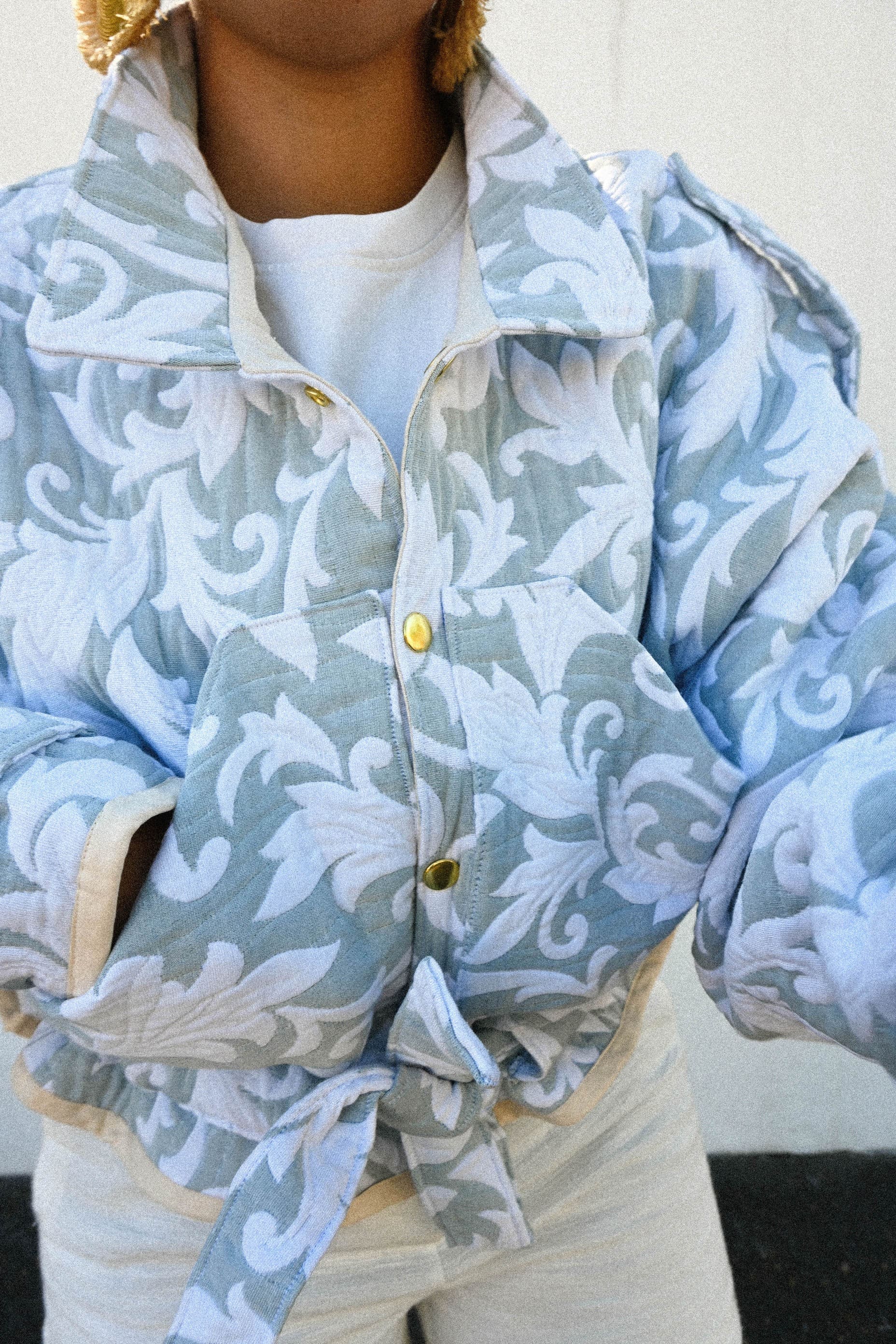 Veste soho matelassé blanc