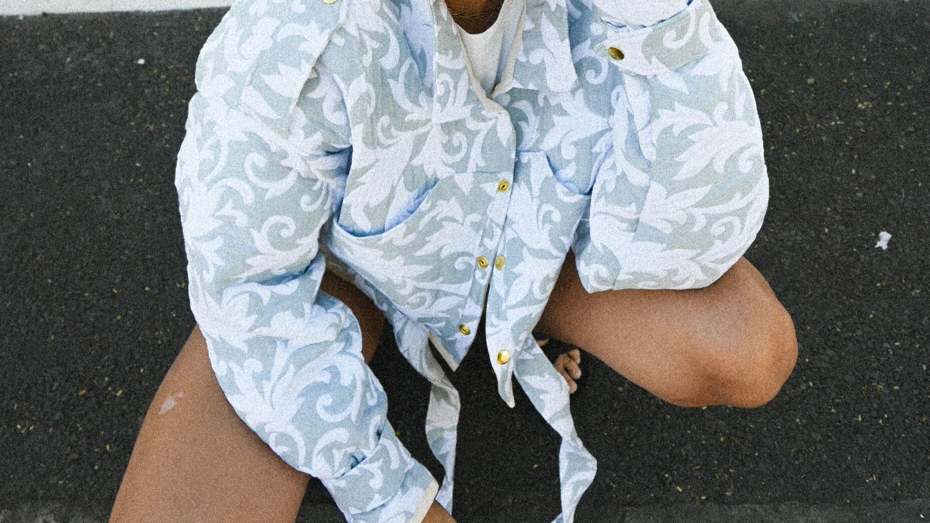 Veste soho matelassé blanc