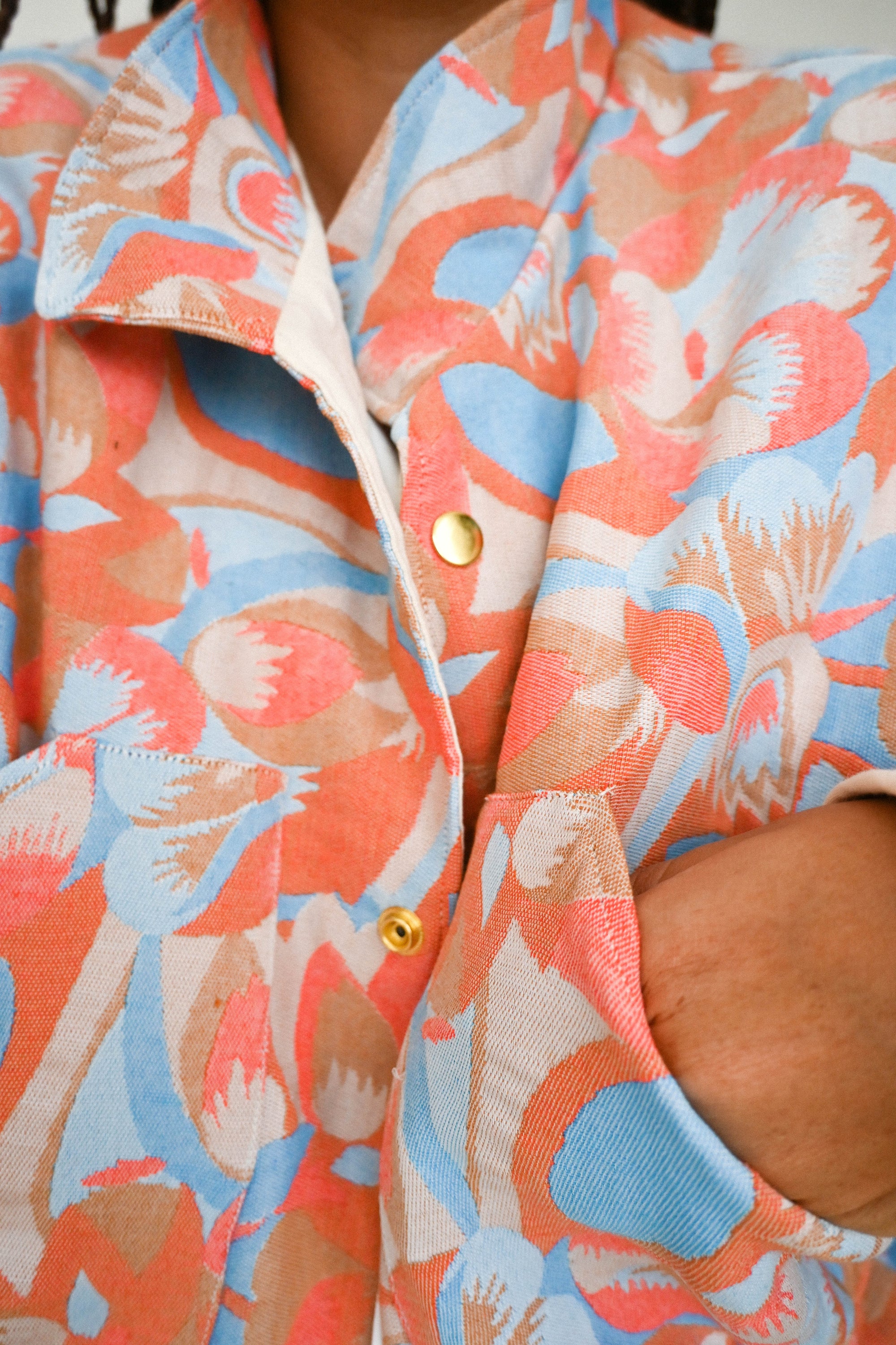 Veste soho rose bleue