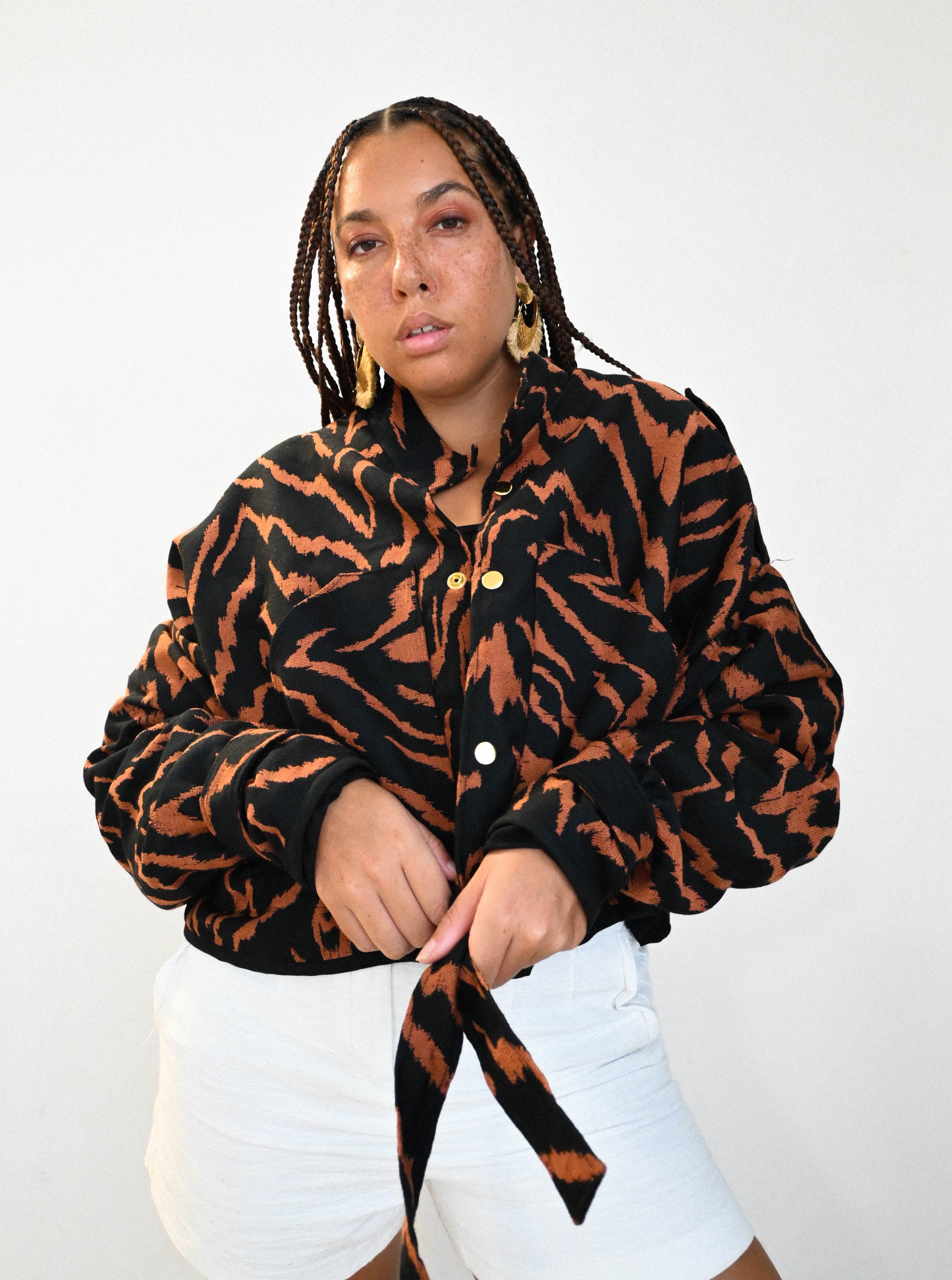 Veste zebre orange