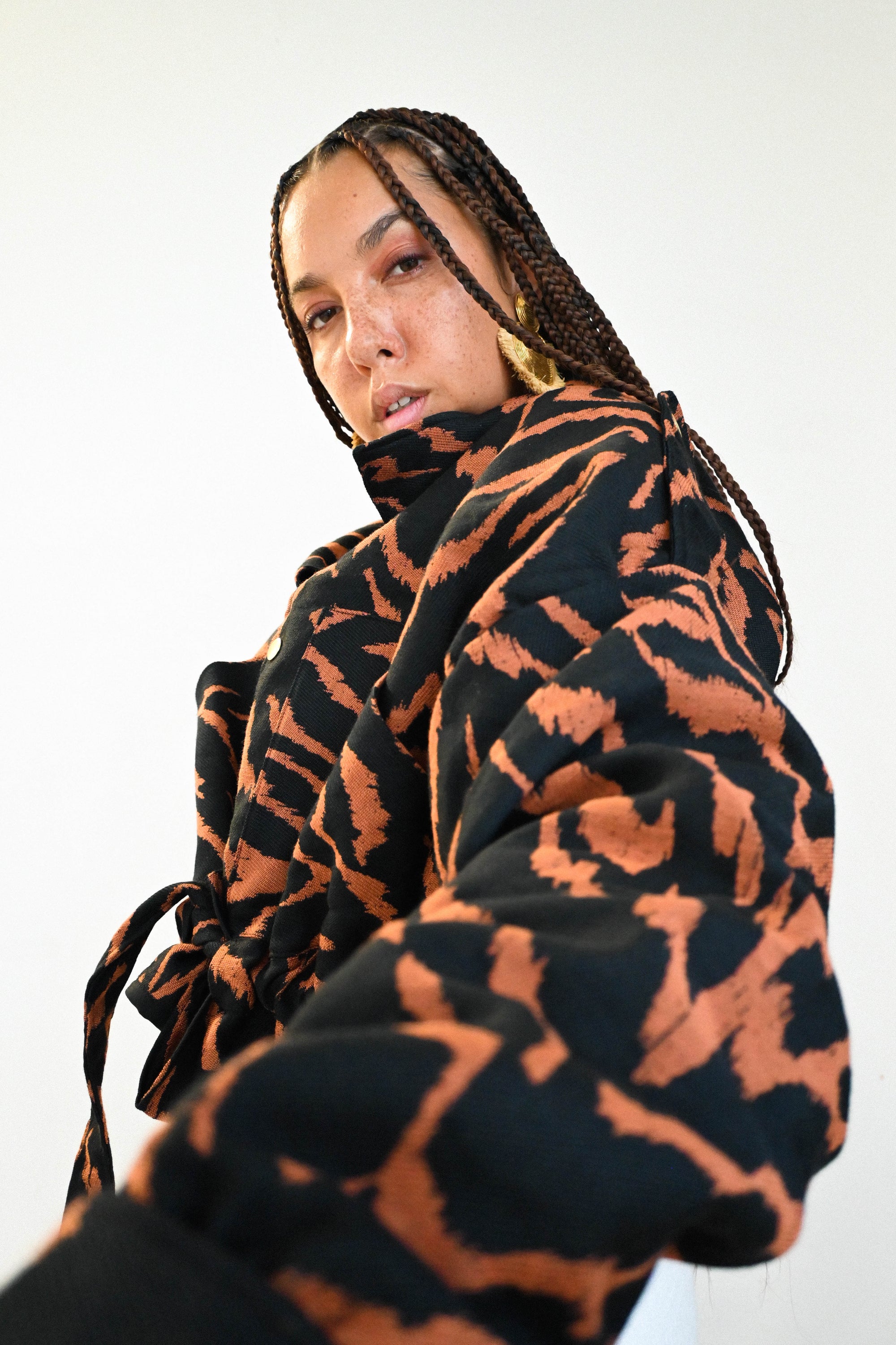 Veste zebre orange