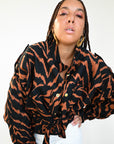 Veste zebre orange
