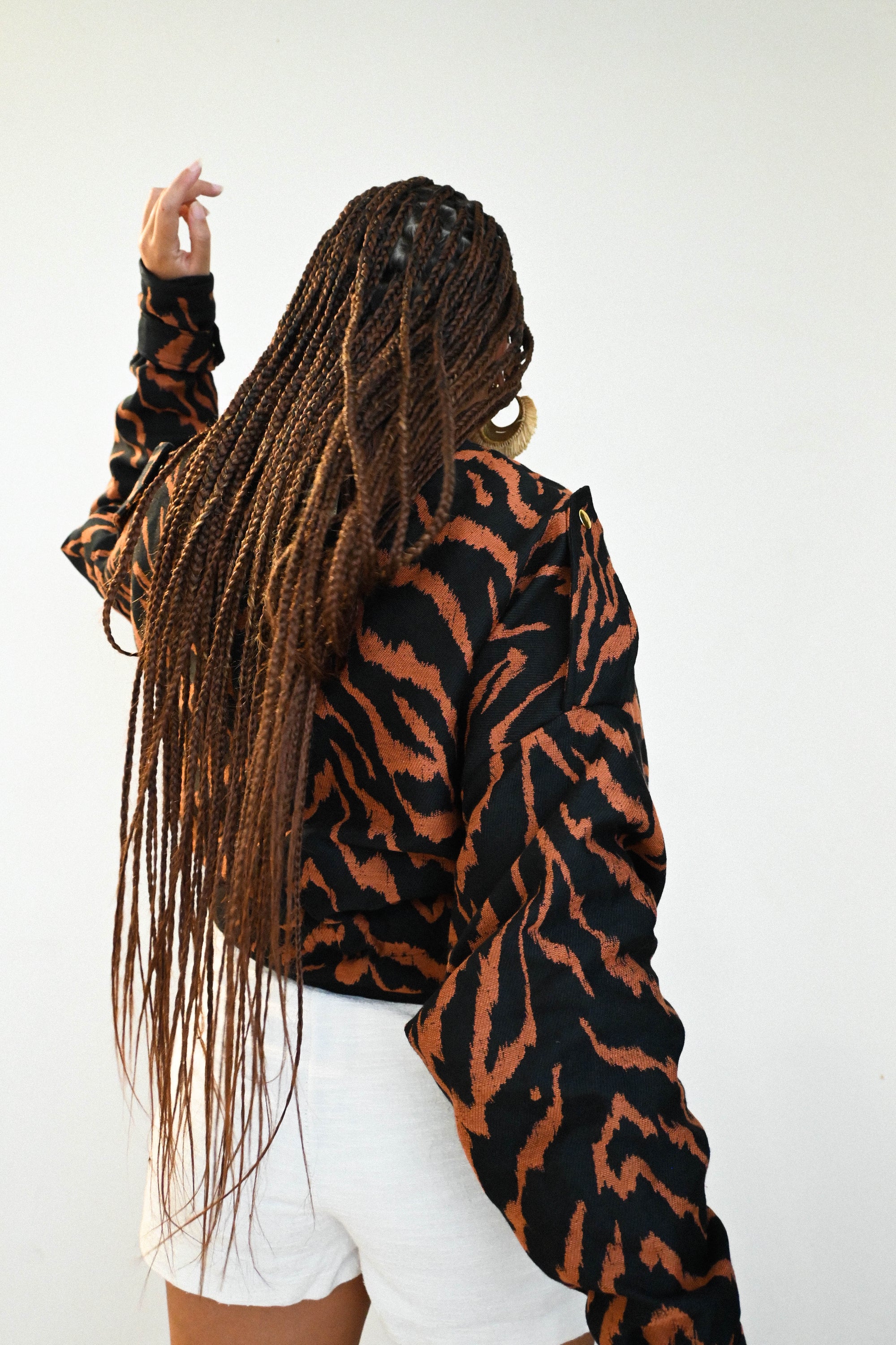 Veste zebre orange