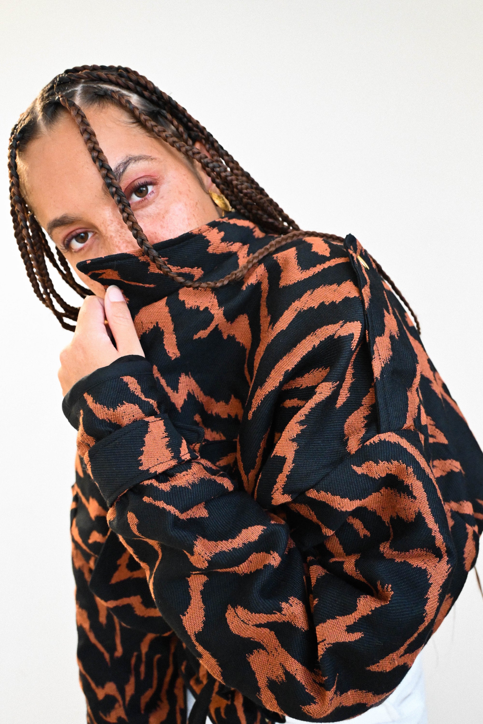 Veste zebre orange