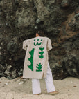 Kimono savanna beige vert